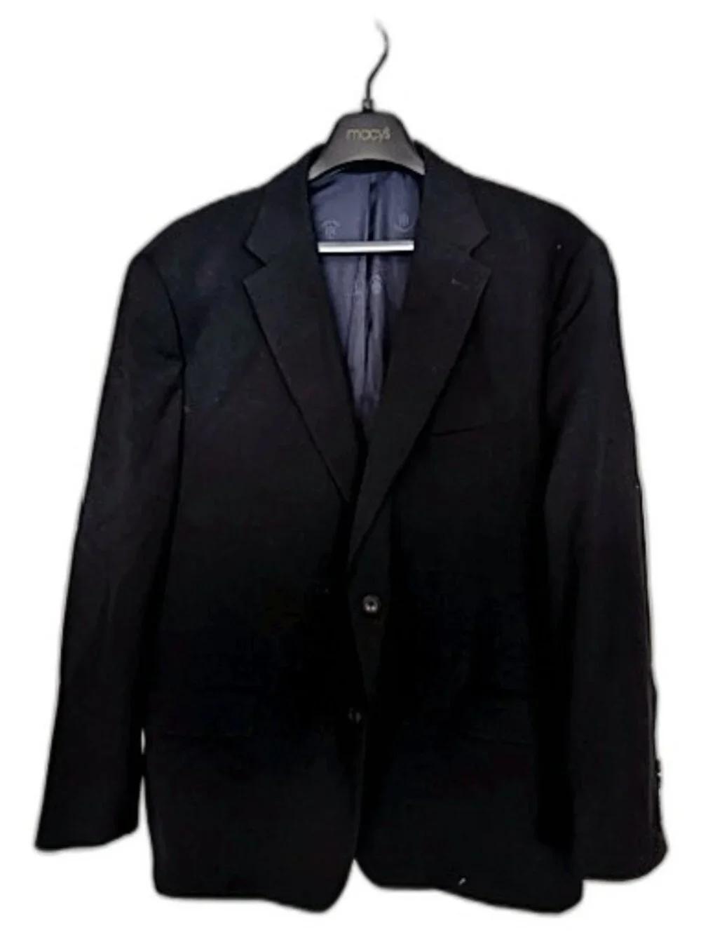 Tommy Hilfiger Men's 3-Piece Suit Navy Blazer Vest Pants Size 48R/XL/40x30